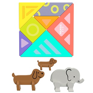 磁性動物七巧板